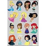 Prensesler Sticker Telefon Laptop Notebook Tablet Defter Matara Stiker Etiket ST1207