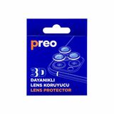Preo Dayanıklı iPhone 12 Mini/iPhone 12 İkili 3d Lens Lens Koruma