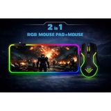 Preo GMP-07 RGB Lazer Oyuncu Mouse + Mouse Pet siyah