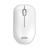Preo M19B Ergonomik Pastel Piano White Kablosuz Sessiz Mouse Bey beyaz