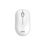 Preo M19B Ergonomik Pastel Piano White Kablosuz Sessiz Mouse Beyaz