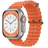 Preo Ocean Watch Band 42 44 45 49 MM Akıllı Saat Kordonu Turuncu