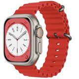 Preo Ocean Watch Band 42 44 45 49mm Kırmızı Akıllı Saat Kordonu