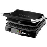 Preo PTG05 2000W Döküm Plakalı Siyah Tost Makinesi