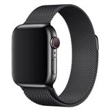 Preo Stainless Steel Watch Band 38 40 41mm Siyah Akıllı Saat Kordonu