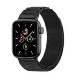Preo Ultra Chain Watch Band 42-44-45-49mm Siyah Akıllı Saat Kordonu