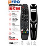 Preo webos sesli kumanda / airmouse kumanda / sihirli kumanda muadili / Akıllı TV sesli komut kumandası / Mikrofonlu TV kumandası / Smart TV kumanda / Android TV kumanda