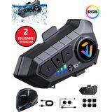 Prepare 300 Mt Su Geçirmez Bluetooth Motosiklet Intercom Kulaklık Y-10PR 2 Eşleşmeli Kask Kulaklık - Siyah