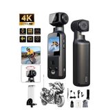 PREPARE 4K Ultra HD Mini Aksiyon Vlog Kamerası | Wi-Fi , 270° Döner Lens EIS Stabilizasyon +Su Geçirmez Kabı
