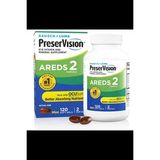 PreserVision AREDS 2 Eye Vitamin & Mineral, Contains Lutein, Vitamin C, Zeaxanthin, Zinc & Vitamin E, 120 Softgels (Packaging May Vary) (Renksiz)