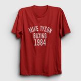 Presmono 1984 Mike Tyson Kırmızı Unisex T-Shirt