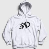 Presmono 47228TT Unisex Gri Bad XXXTentacion Fermuarlı Kapüşonlu Sweatshirt