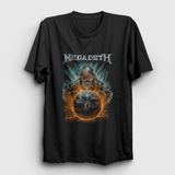 Presmono 66243 Siyah World Megadeth Kadın T-shirt