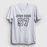 Presmono 97 K Pop Jungkook Bts Beyaz Unisex Çocuk T-Shirt