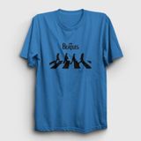 Presmono Abbey Road The Beatles Sarı Unisex T-Shirt