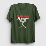 Presmono Alive Pearl Jam Haki Unisex T-Shirt