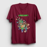 Presmono All Minecraft Siyah Unisex T-Shirt