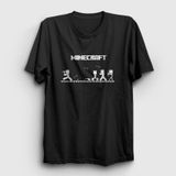 Presmono Arrows Minecraft Beyaz Unisex T-Shirt