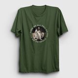 Presmono Asleep V2 Billie Eilish Haki Unisex T-Shirt
