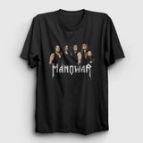 Presmono Band Manowar Siyah Unisex T-Shirt