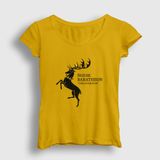 Presmono Baratheon Game Of Thrones Kadın T-shirt