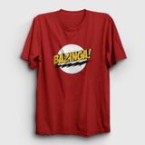 Presmono Bazinga The Big Bang Theory Kırmızı Unisex T-Shirt