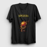 Presmono Beneath Sepultura Siyah Kadın T-Shirt