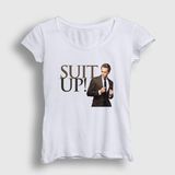 Presmono Beyaz Barney How I Met Your Mother Kadın T-Shirt