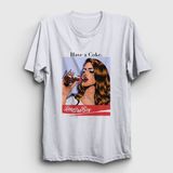 Presmono Beyaz Coke Lana Del Rey Erkek T-Shirt