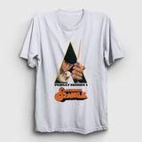 Presmono Beyaz Cover Film Otomatik Portakal A Clockwork Orange Unisex T-shirt
