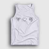 Presmono Beyaz Logo V2 The Neighbourhood Erkek Atlet