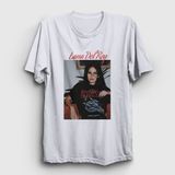 Presmono Beyaz Space Lana Del Rey Erkek T-Shirt