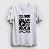 Presmono Beyaz Stranger The Doors Unisex T-Shirt