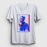 Presmono Beyaz Watercolor ASAP Rocky Erkek T-Shirt