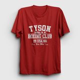 Presmono Boxing Club Mike Tyson Kırmızı Unisex T-Shirt