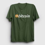 Presmono Btc Bitcoin Haki Unisex T-Shirt