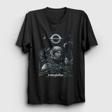 Presmono Cover Film Interstellar Siyah Unisex T-Shirt