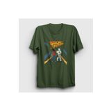 Presmono Film Geleceğe Dönüş Back To The Future Haki Unisex T-shirt