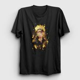 Presmono Fire Anime Naruto Kadın T-shirt