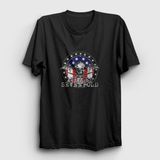 Presmono Flag Avenged Sevenfold Siyah Unisex T-Shirt