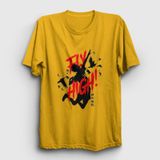 Presmono Fly High Voleybol Anime Haikyu Sarı Unisex T-shirt