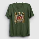 Presmono Gold Eagle Slayer Haki Unisex T-Shirt