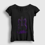 Presmono Guitar Black Sabbath Kadın T-shirt
