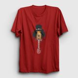 Presmono Guitar Guns N' Roses Slash Kırmızı Unisex T-Shirt