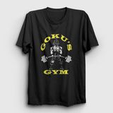 Presmono Gym Goku Anime Dragon Ball Siyah Unisex T-Shirt