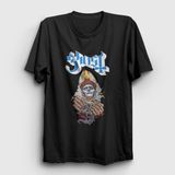Presmono Hands Ghost Siyah Unisex T-Shirt