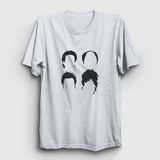 Presmono Heads Seinfeld Beyaz Unisex T-shirt