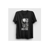 Presmono Highway To Hell Skull Ac/Dc Kadın T-shirt