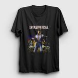 Presmono Invasion Chuck Norris Unisex Beyaz T-shirt