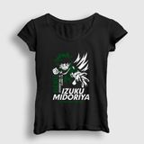 Presmono Izuku Anime Boku No Hero Academia Kadın T-shirt